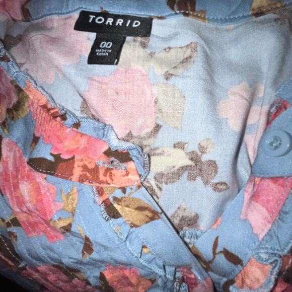 NWOT Torrid Floral Dress – Size 10 (00) - Picture 5 of 5